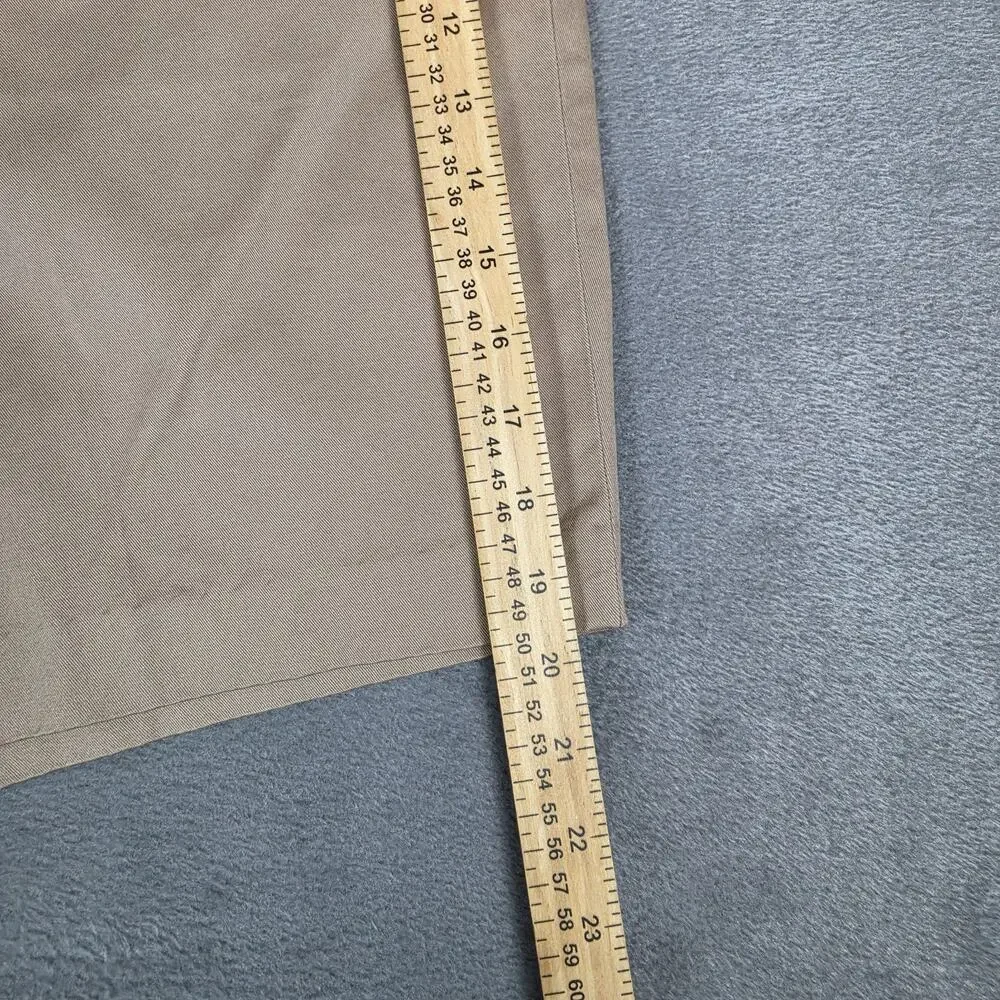 Michael Kors Men's Khaki Chino Shorts Size 40 NWT Flat Front Casual MSRP $90